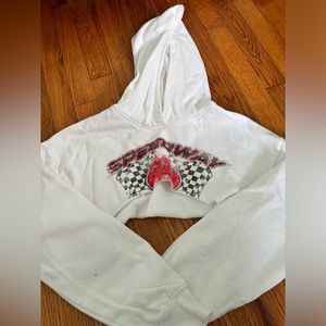 cropped hoodie never worn